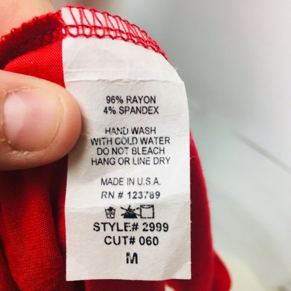 JOLIE Los Angeles Red Sleeveless Racer Back Elastic Waist Maxi Women Size M USA - Picture 7 of 8